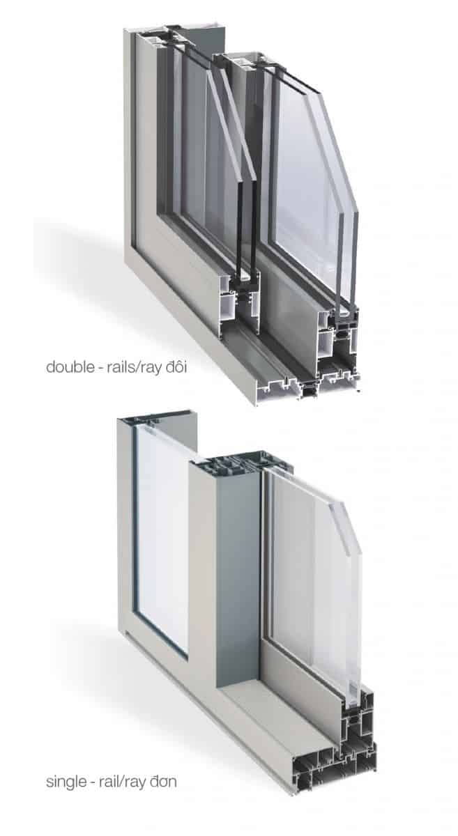 Winboss - Premium Window & Door CỬA ĐI TRƯỢT THƯỜNG 2 RAY